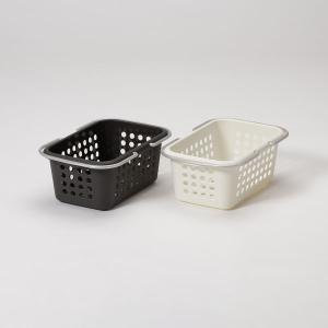 収納バスケット ミニ ハンドル付バスケット ホ...の詳細画像2
