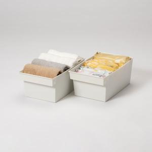 収納ボックス シンプルボックス ワイド ホワイ...の詳細画像4