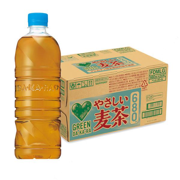 （セール）サントリー GREEN DA・KA・RA（グリーンダカラ） やさしい麦茶 ラベルレス 68...