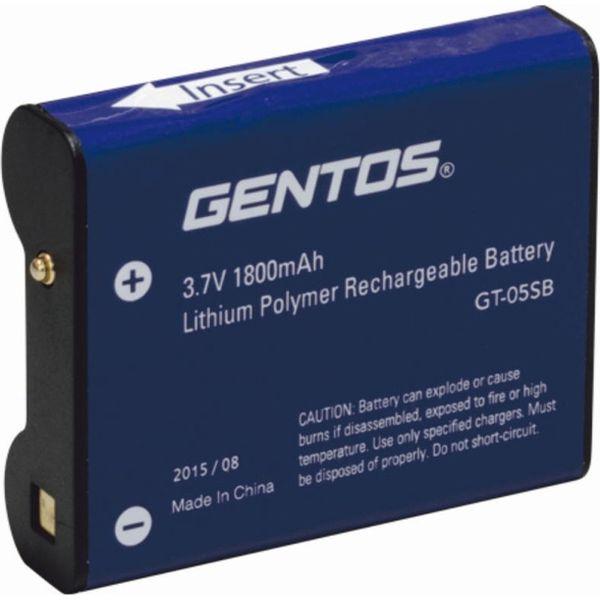ジェントス リチウムポリマー充電池 3.7V 1800mAh GT-05SB 1個