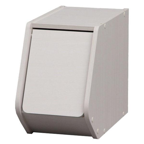 アイリスオーヤマ スタックボックス 扉付きオフホワイト STB-200D 1台