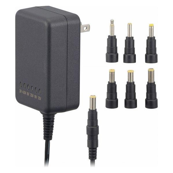 株式会社オーム電機 ACマルチアダプター DC3〜12V 変換プラグ付き 03-6160 1個