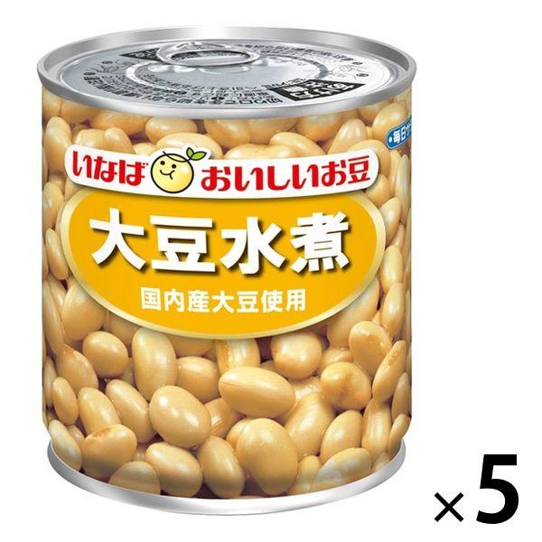 缶詰 いなば食品 大豆水煮 国産大豆使用 290g 1セット（5缶）