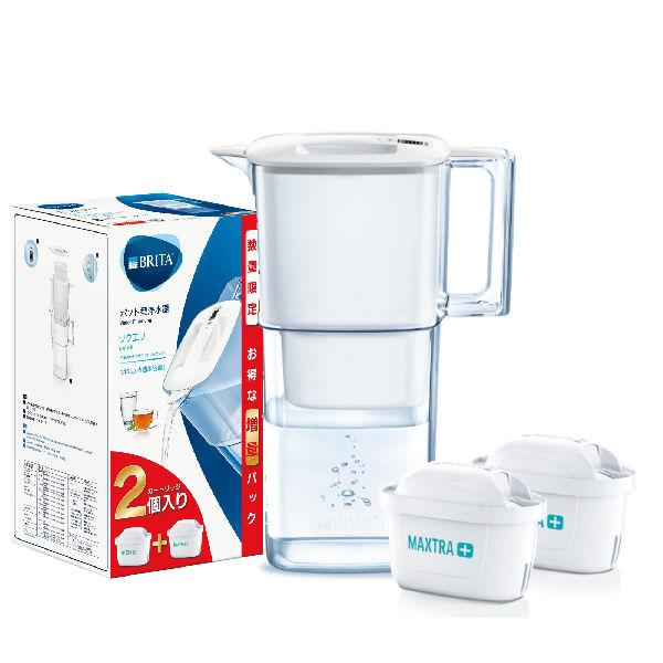 【数量限定】ブリタ（BRITA）浄水器 ポット型 ピッチャー リクエリ マクストラプラス ピュアパフ...