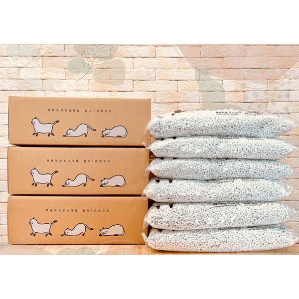 （セール）【限定】猫砂 紙砂 パルプエコ（pulpeco）大容量でお得 60L（10L×6袋）箱売り...