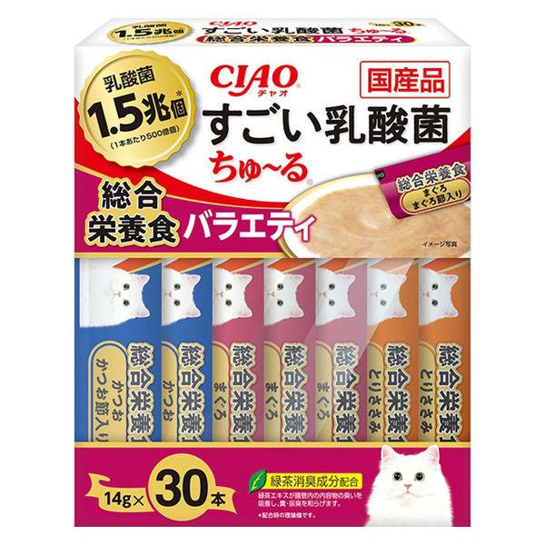 （バラエティパック）いなば CIAO チャオ すごい乳酸菌 ちゅ〜る 総合栄養食 国産（14g×30...