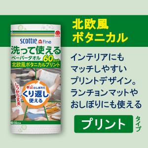 洗って使えるペーパータオル 1個(60カット×...の詳細画像2