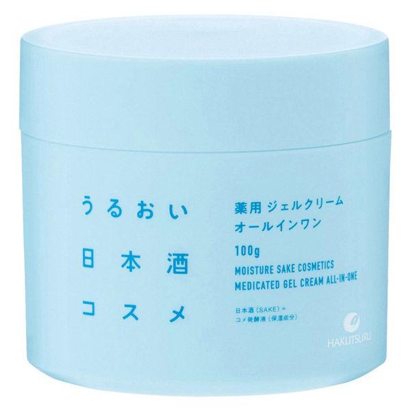 白鶴酒造 うるおい日本酒コスメ　薬用ジェルクリーム 100g　オールインワンジェル　