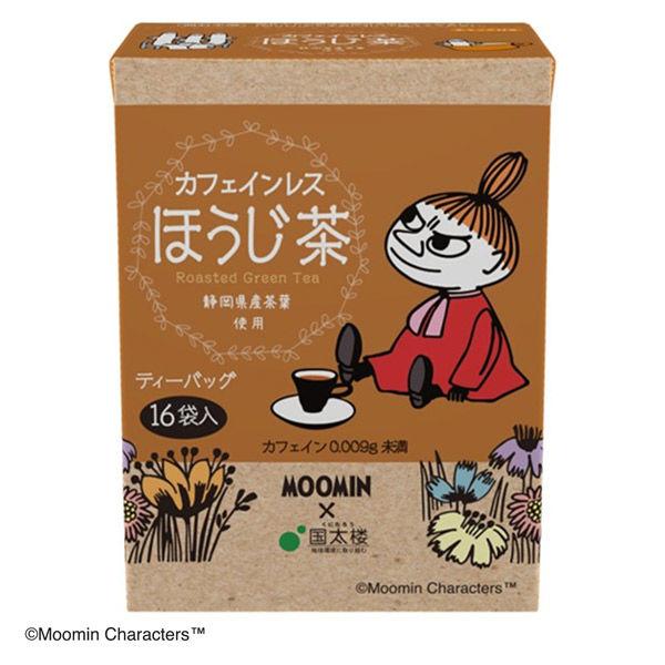 国太楼 ムーミン カフェインレスほうじ茶 三角ティーバッグ 1個(16バッグ入)
