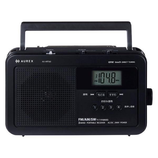 東芝エルイートレーディング AUREX ホームラジオ(短波放送対応) AXーHRT60(K) 1台