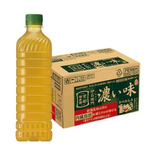 （セール）（機能性表示食品）サントリー 伊右衛門濃い味 ラベルレス 600ml 1箱（24本入）