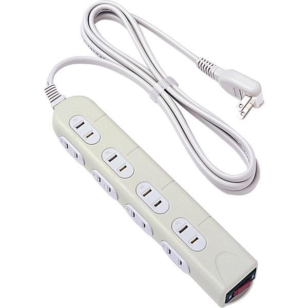 【アウトレット】ナカバヤシ タップ 2m シャッター付 8口 1個 TAP-N032-20　電源タッ...