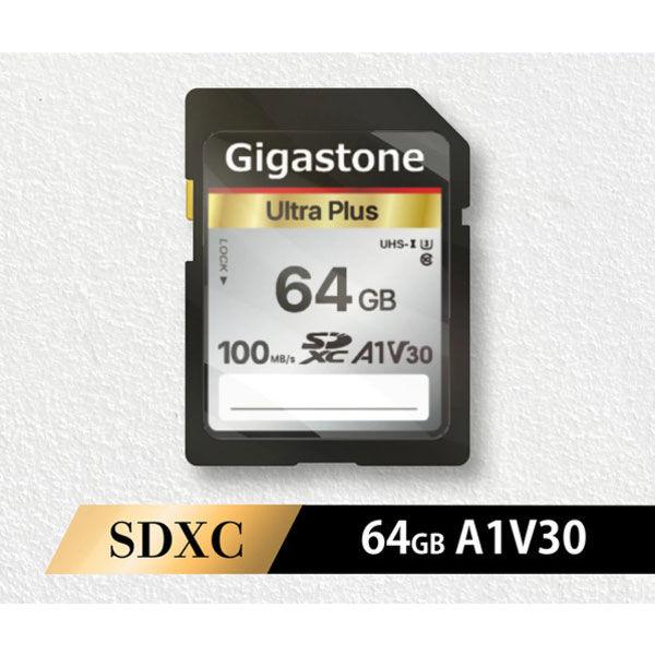 GIGASTONE SDXCカード UHSー1 U3 A1 V30 64GB GJSXR-64GV3...