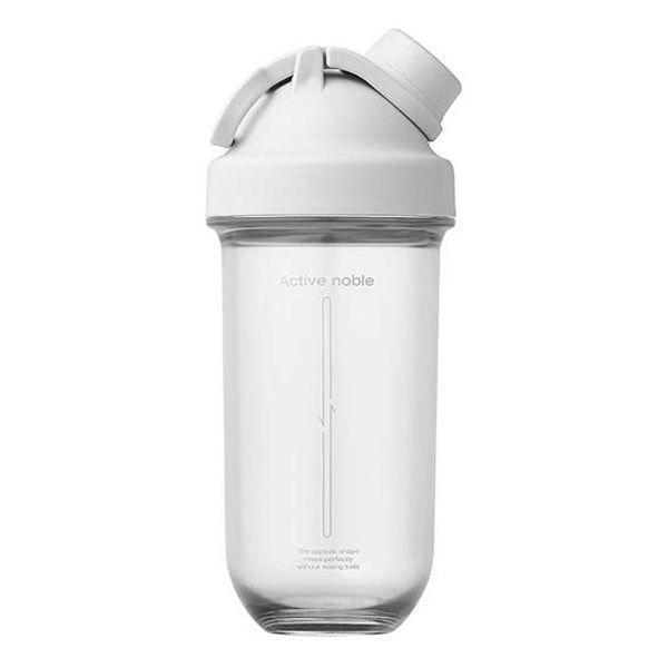 LIV PLUS シェイカーボトル 830ml　プロテイン ジム ラウンド ライトグレー ABF94...
