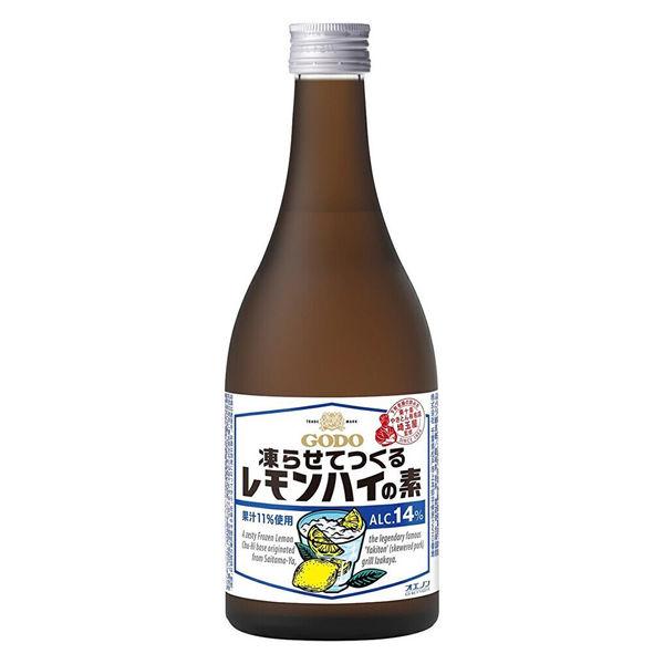GODO凍らせてつくるレモンハイの素 14度 500ml 1本 合同酒精 果汁11% リキュール
