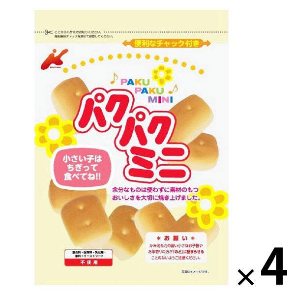 カネ増製菓　パクパクミニ 1セット（1袋（105g）×4）　キッズ　おやつ　パン