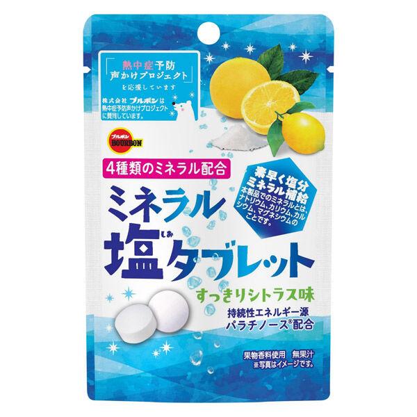 暑さ対策 塩分チャージ 袋包装 お配り菓子 ブルボン ミネラル塩タブレット 1袋