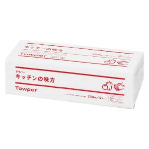 タウパー キッチンの味方S キッチンペーパー キッチンタオル 1個(200枚入)　 日本製紙クレシア