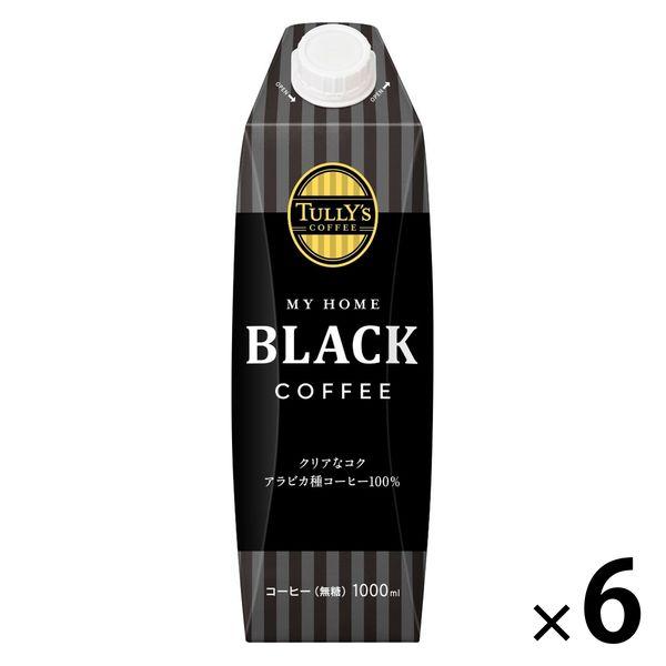 伊藤園 タリーズコーヒー ブラック キャップ付き 紙パック 1000ml MY HOME（マイホーム...