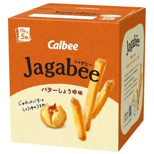 Jagabee バターしょうゆ味 75g 1箱 カルビー スナック菓子