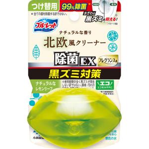 液体ブルーレット 北欧 トイレタンク芳香洗浄剤 レモンリーフの香り つけ替用 67ml 1セット（6個） 小林製薬