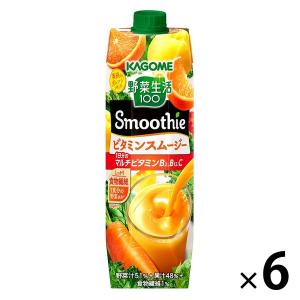 カゴメ 野菜生活100 Smoothie（スムージー）ビタミンスムージー　1000g （6本入）