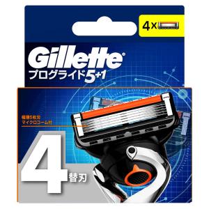 ジレット（Gillette）髭剃り プログライド 5+1 マイクロコーム付 極薄5枚刃 替刃4個入 ...