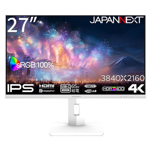 JAPANNEXT 27インチ ワイド 4K液晶モニター TypeーC65W給電/高さ調整 JNーI...