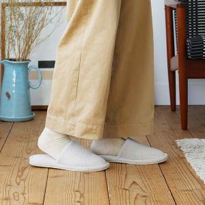 スリッパ 外縫いタイプ 室内 洗える 静音 滑...の詳細画像3