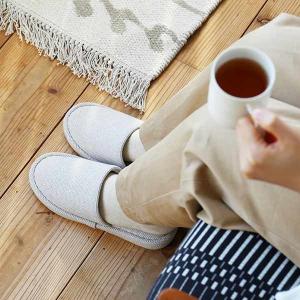 スリッパ 外縫いタイプ 室内 洗える 静音 滑...の詳細画像4