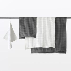 無印良品 ワッフルフェイスタオル(新) 34×...の詳細画像3
