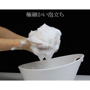 お肌思いの泡立つ綿ボディスポンジ ホワイト ワイズの詳細画像2