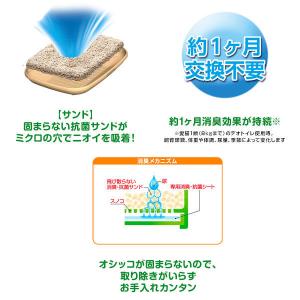 (大容量セット)デオトイレ サンド 4L(約2...の詳細画像3