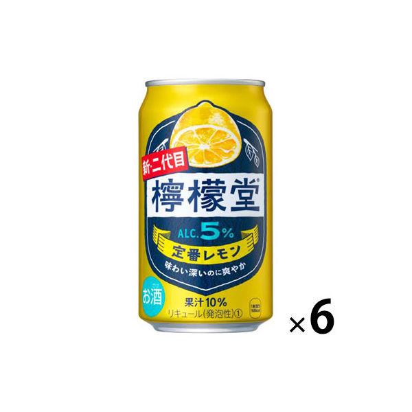 チューハイ　檸檬堂　定番レモン　350ml×6本　缶チューハイ　レモンサワー　酎ハイ　コカ・コーラ