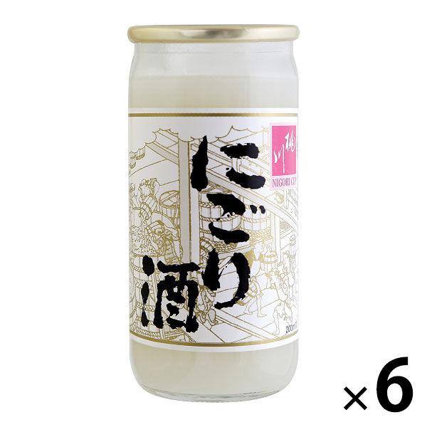 桃川 にごり酒 カップ 200ml×6本　青森県  日本酒