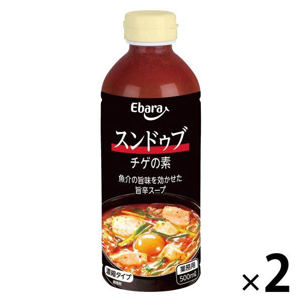 エバラ スンドゥブチゲの素 500ml 2個 鍋つゆ 鍋の素 鍋スープ 業務用 プロ仕様