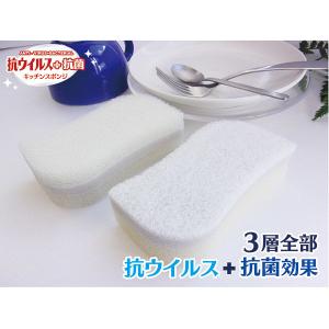 抗ウイルススポンジ 泡立ちタイプ 1個 オーエの詳細画像4