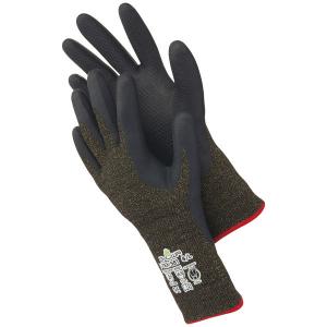 【ニトリル背抜き手袋】 ショーワグローブ 耐切創 S-TEX581 ブラック M 1双