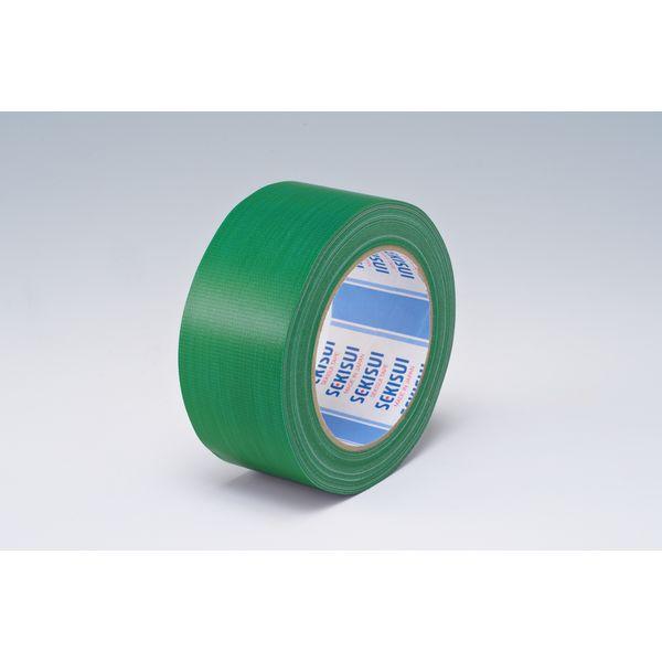 【ガムテープ】 カラー布テープ No.600V 0.22mm厚 幅50mm×長さ25m 緑 積水化学...