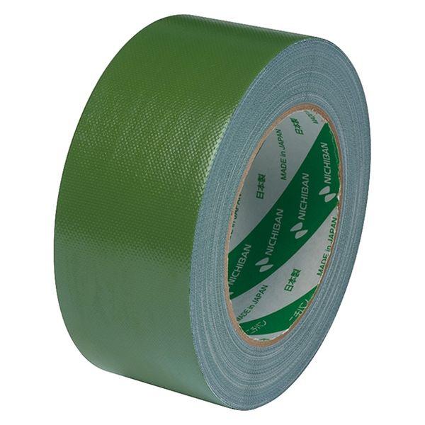 【ガムテープ】 カラー布粘着テープ No.102N 0.30mm厚 緑 幅50mm×長さ25m ニチ...