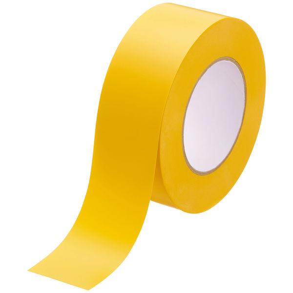 現場のチカラ ラインテープ 黄 幅50mm×長さ50m アスクル 1セット（5巻入）  オリジナル