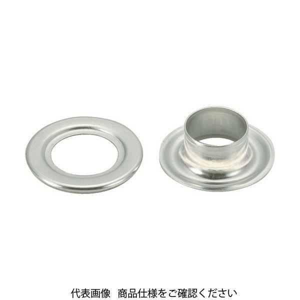 トラスコ中山 TRUSCO 両面ハトメ アルミ 5mm 100組入 P-THP-A5 1パック(10...