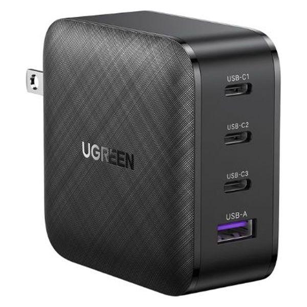 USB充電器 65W 4ポート Type-C×3 USB-A×1 PD AC充電器 1個 UGREE...