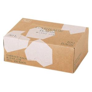 (セール)ゴミ袋 半透明 取っ手付き BOXタ...の詳細画像1