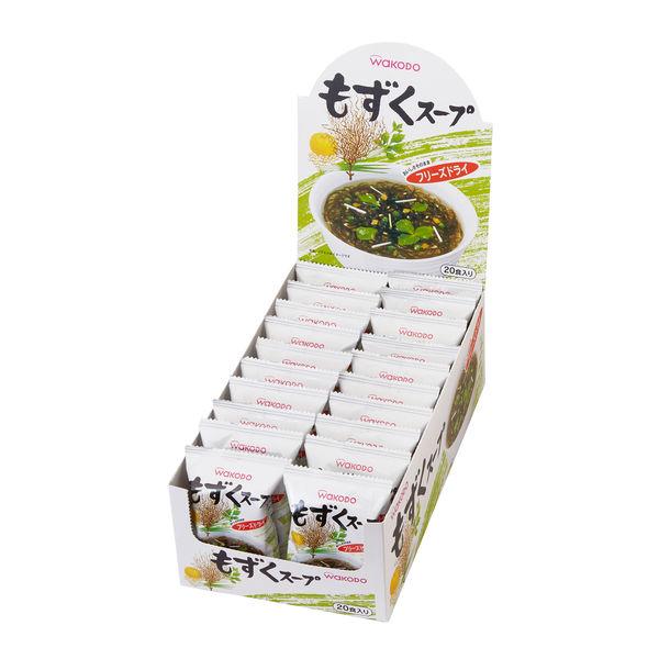 アサヒグループ食品　WAKODO(和光堂) もずくスープ　1箱(20食入)　インスタント フリーズド...