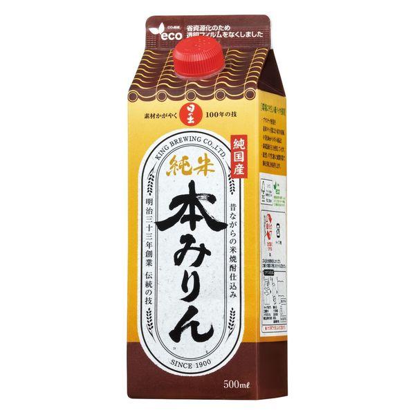 日の出 純国産純米本みりん500ml 1本 紙パック キング醸造