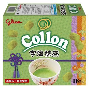 宇治抹茶コロン 1個 江崎グリコ クリームクッキー クッキー、ビスケットの商品画像