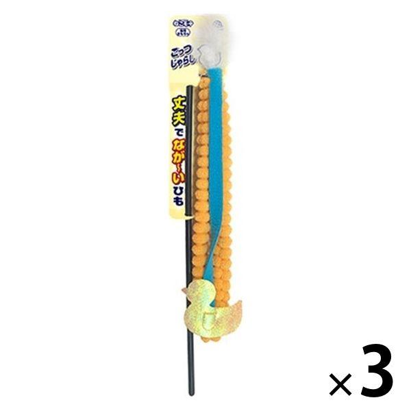 猫じゃらし ねこモテ ごっつじゃらし アヒル 3個 猫用 玩具 アース・ペット