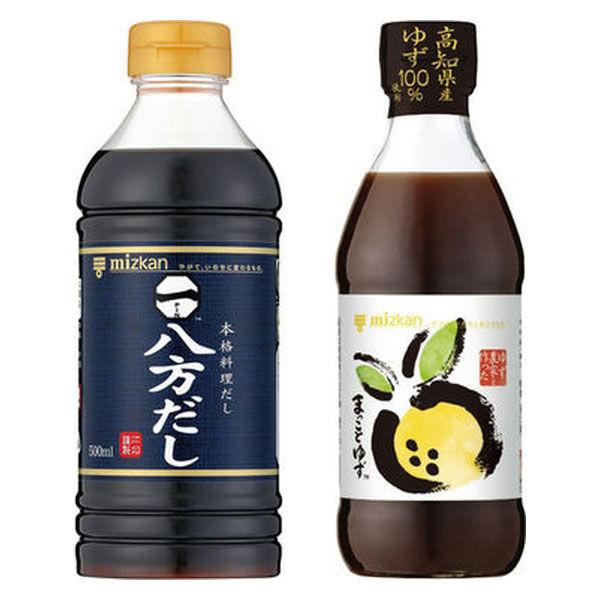 ミツカン つゆ・ぽん酢セット（八方だし500ml・まっことゆず360ml）