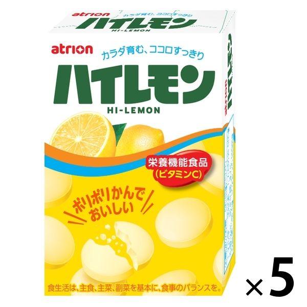 ハイレモン 18粒 5箱 アトリオン製菓 ラムネ タブレット キャンディ
